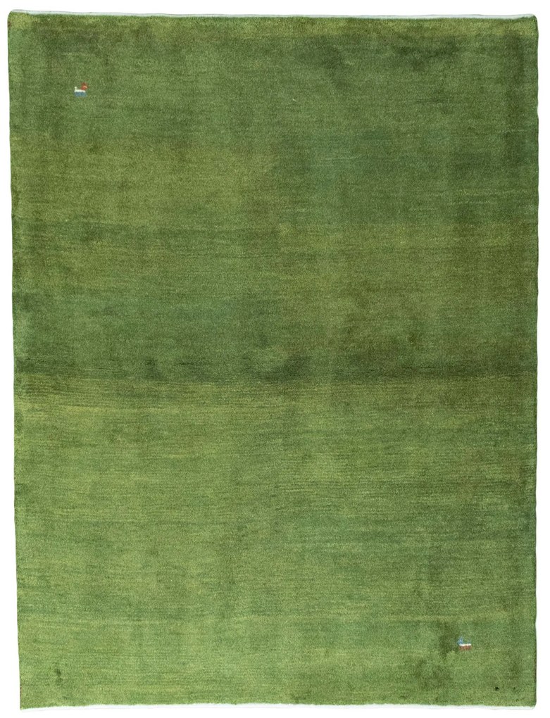 Gabbeh Tappeto persiano 200x150 Verde (Iran) Annodato A Mano