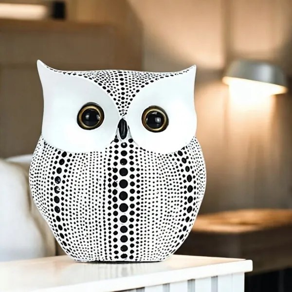 Decorazione da tavolo, 15 cm, bianco/nero