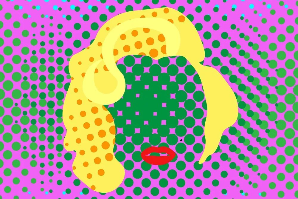 Stampa su tela – Marilyn Monroe in stile pop art