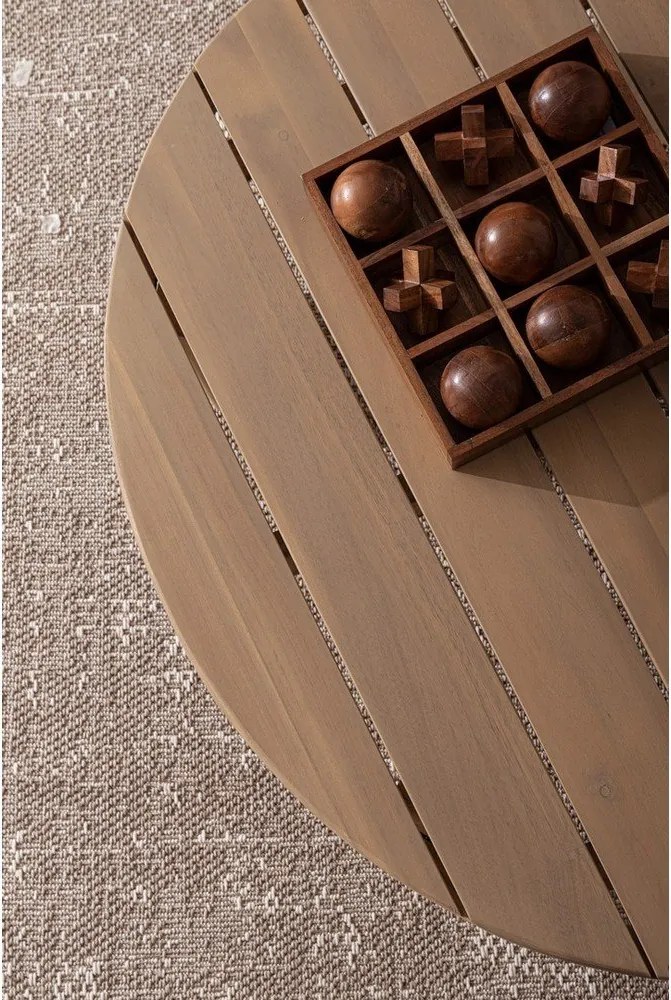 Tavolino da giardino in acacia massiccia 80x100 cm Pablo – Bizzotto