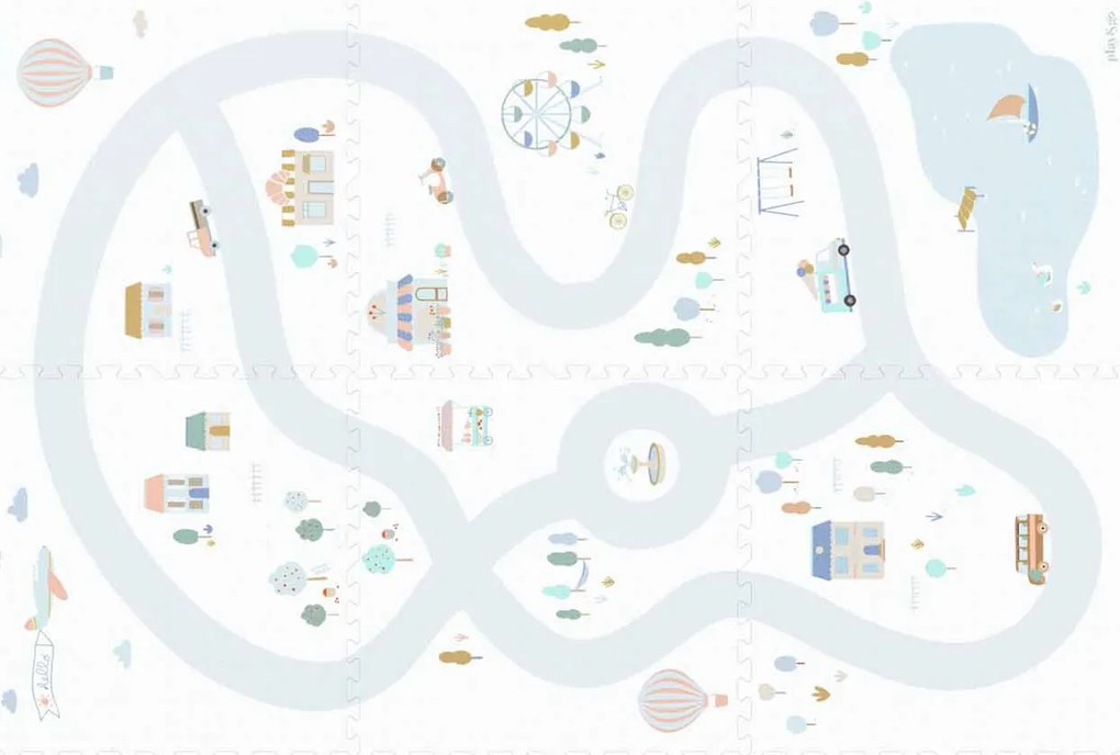 Play&Go EEVAA tappeto da gioco Village