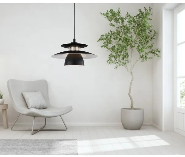 Eglo 98735 - Lampadario a sospensione con filo BRENDA 1xE27/40W/230V