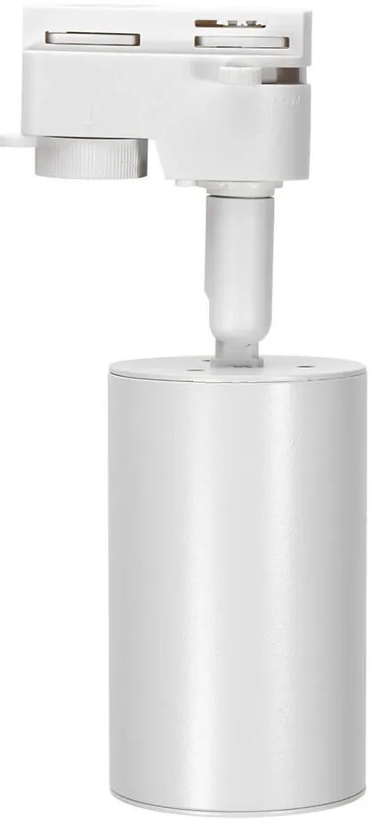 Faretto GU10 per binario Monofase - Bianco - Orientabile