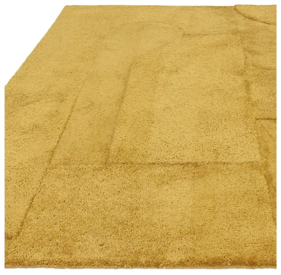 Tappeto giallo ocra 120x170 cm Tova - Asiatic Carpets