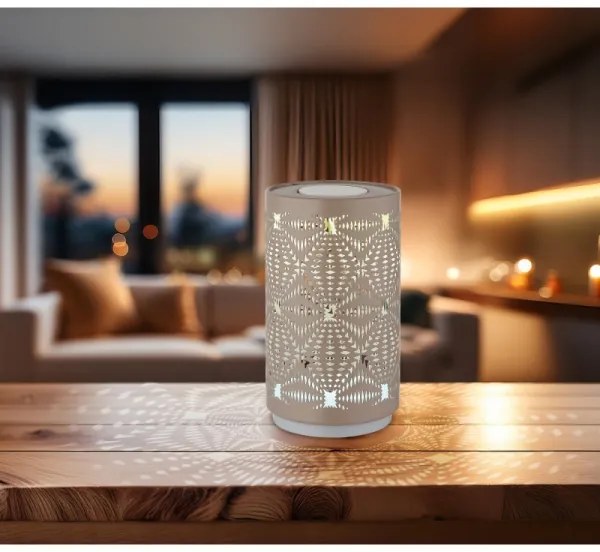 Globo 21018CH - Lampada da tavolo LED RGB touch AMIYAH LED/1W/5V 500mAh marrone