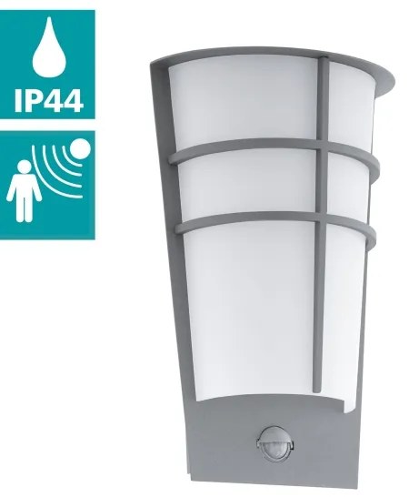 Eglo 96017 - Applique a LED da esterno con sensore BREGANZO 1 2xLED/2,5W