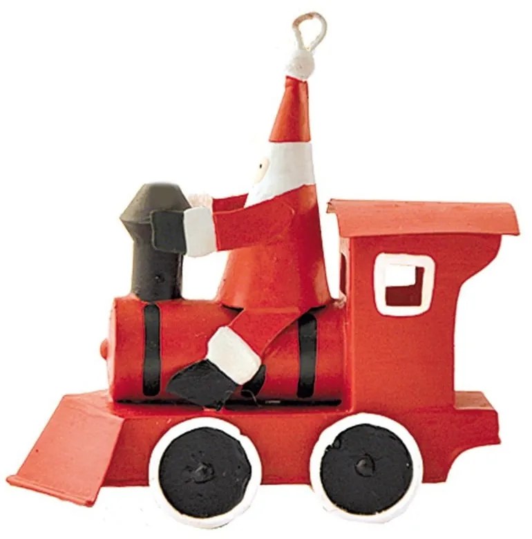 Statuetta di Natale Santa in Train - G-Bork