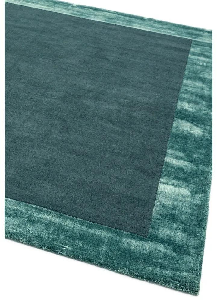 Tappeto in misto lana tessuto a mano color petrolio 200x290 cm Ascot - Asiatic Carpets