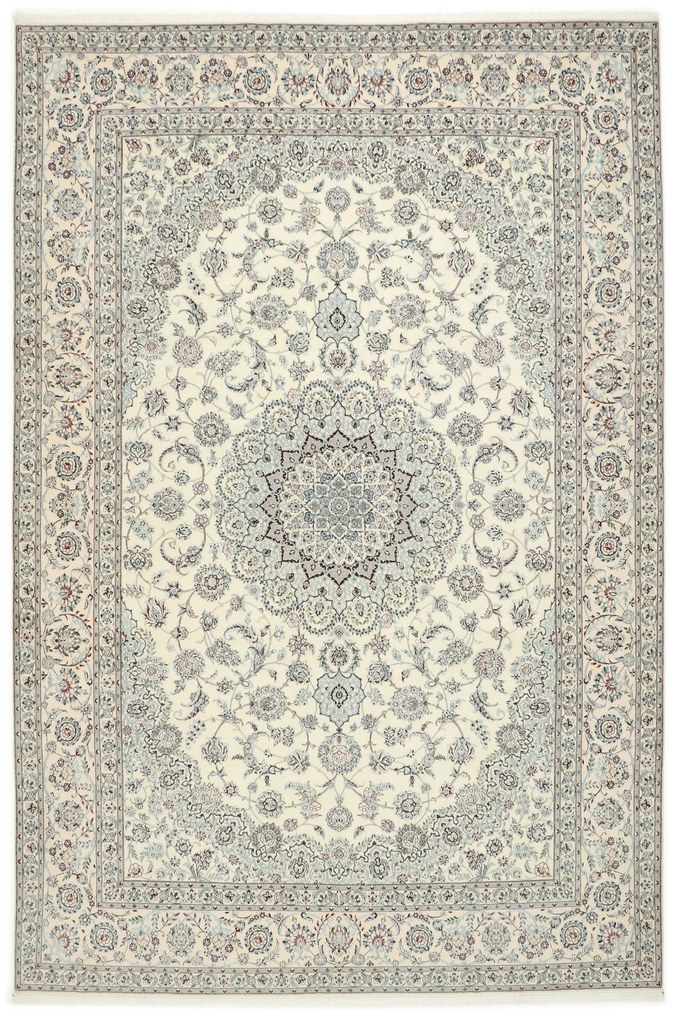 Nain Tappeto 370x260 (Iran) Annodato A Mano