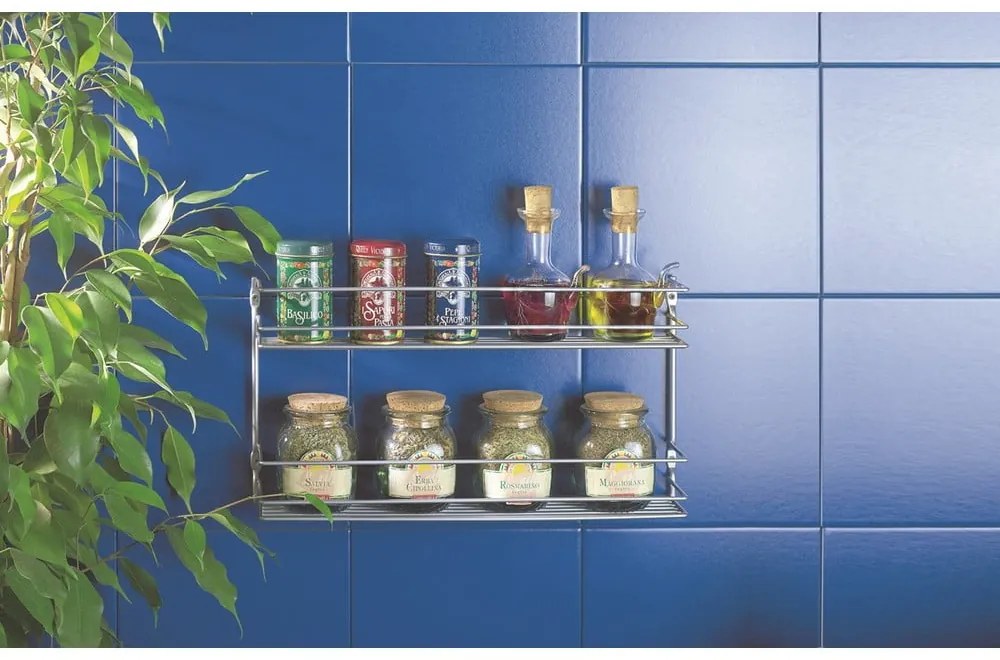 Organizer per spezie da parete in acciaio Pepito – Metaltex
