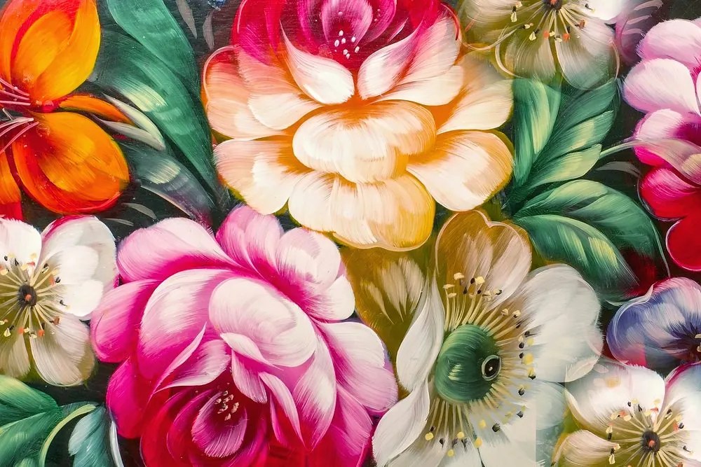 Quadro su tela – Mondo impressionista dei fiori