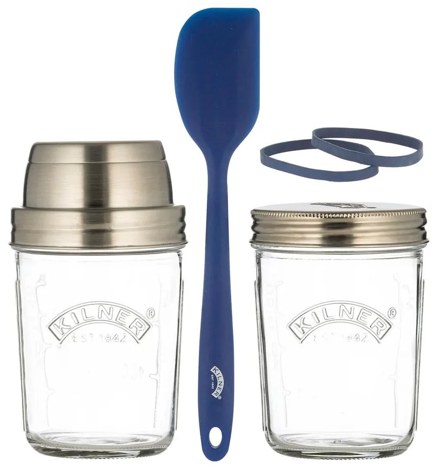 Set di starter per lievito madre con spatola 2pz 0,35l - Kilner