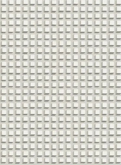 Cole & Son Carta da parati Mosaic - White & White