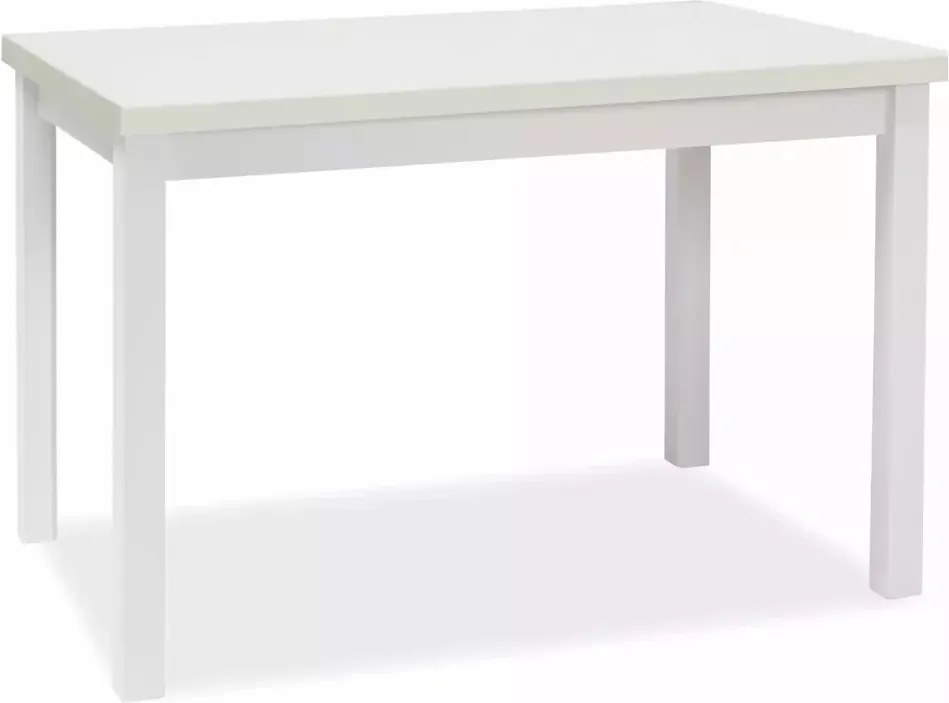 Tavolo Adam in MDF e piano laminato bianco opaco – 120x68 cm