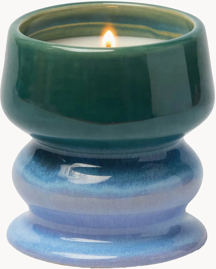 Candela profumata in ceramica Melt Ombre (aria fresca & sale marino)