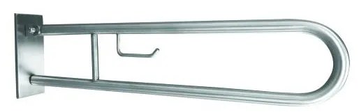 Supporto con staffa 10,3x25,3 cm acciaio inossidabile/argento