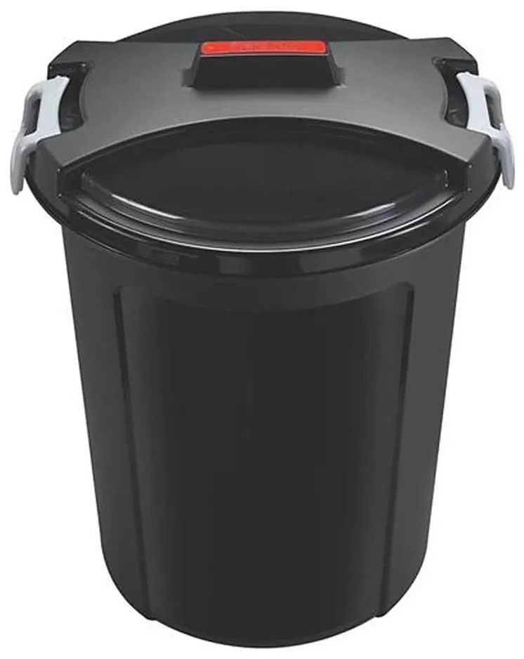 Bidone per rifiuti HEIDRUN 46 l nero