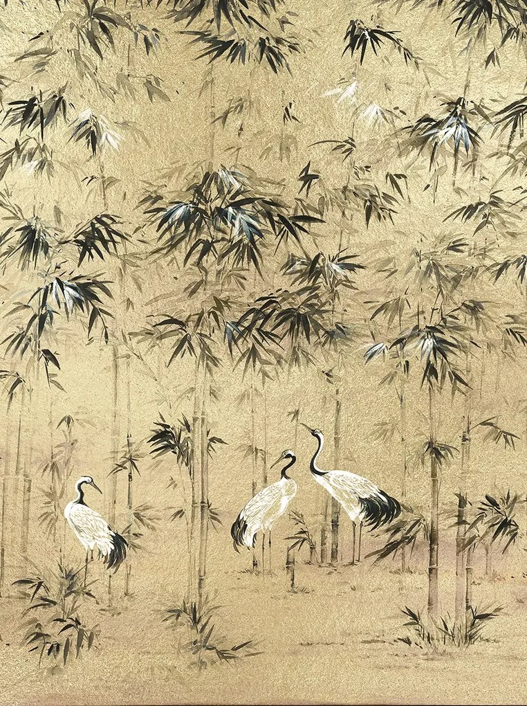 Coordonne Wandbild Garzas - Gold