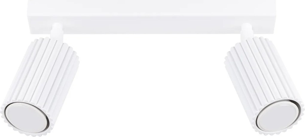 Plafoniera da Soffitto 2xGU10 in Alluminio KARBON 2