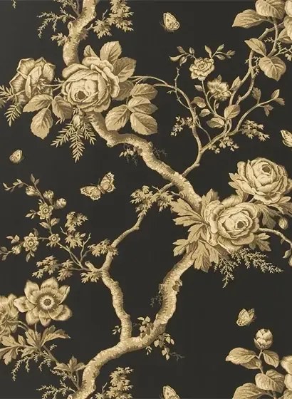 Ralph Lauren Carta da parati Ashfield Floral - Tobacco