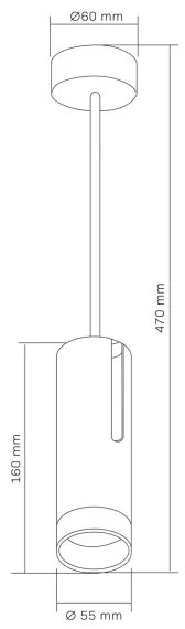 Faretto PORTO 1xGU10/10W/230V bianco