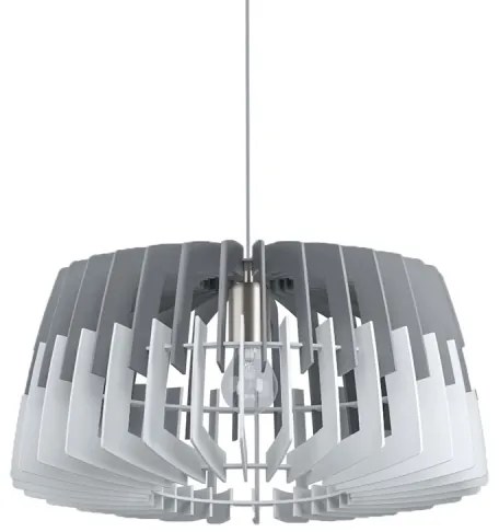 Eglo 32826 - Lampadario ARTANA 1xE27/60W/230V grigio 480mm
