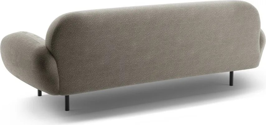 Divano grigio con rivestimento in bouclé 208 cm Poppy – Micadoni