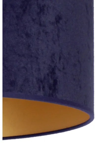 Duolla - Lampada da tavolo ROLLER 1xE14/15W/230V diametro 20 cm blu/oro