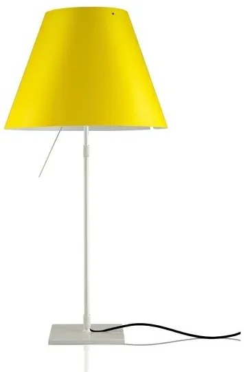 Luceplan - Costanza Lampada da Tavolo Alu/Smart Yellow Luceplan