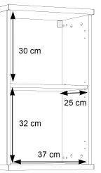 Mobile da bagno sospeso VENOM bianco/rovere sonoma