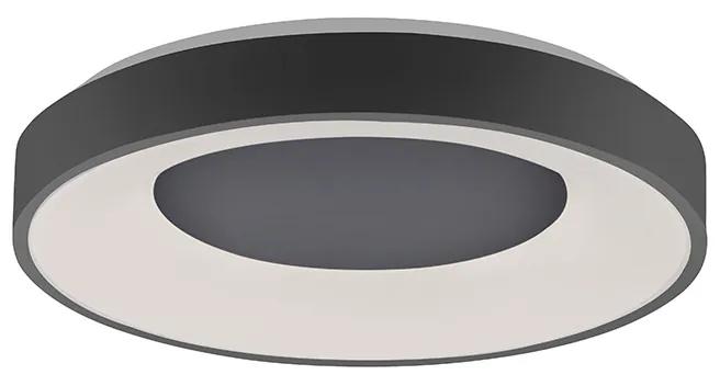 Lampada da soffitto moderna grigio scuro con LED dimmerabile in 3 fasi - Steffie