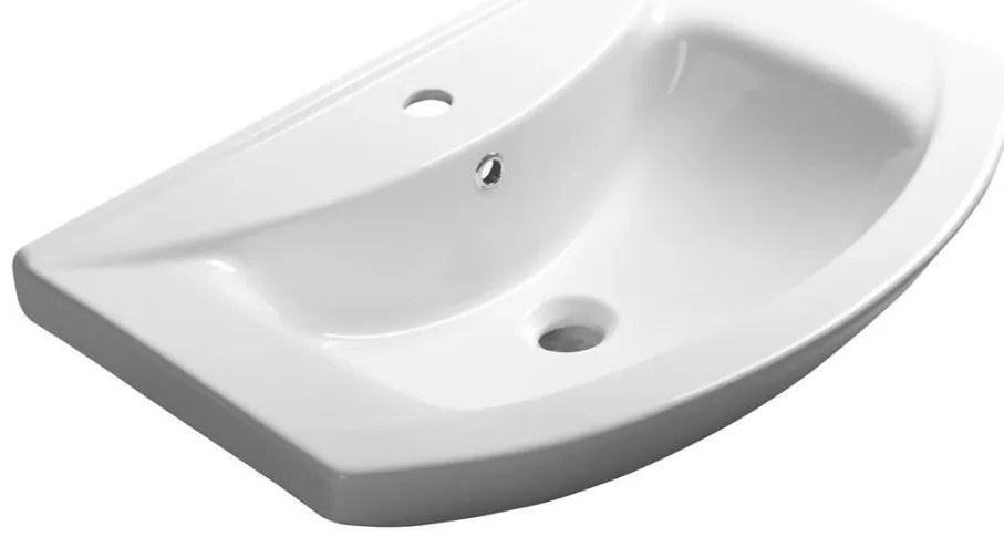 Aqualine - Lavabo da incasso ZERO 65x46 cm ceramica/bianco