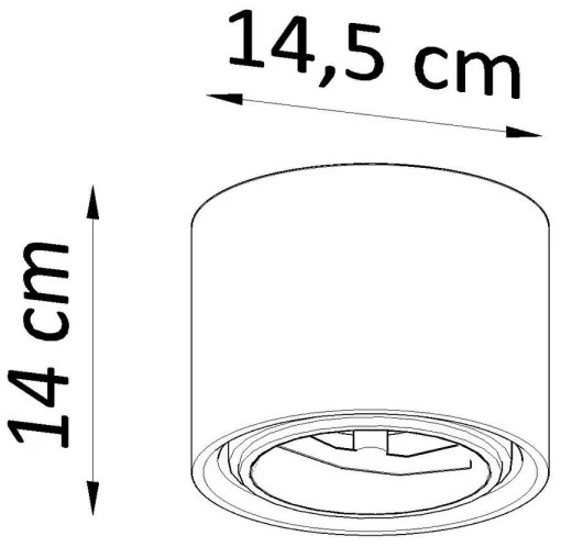 Sollux SL.0841 - Faretto KALU 1xGU10/ES111/40W/230V