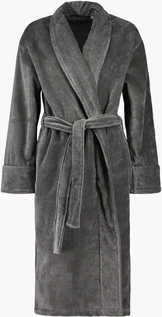 Accappatoio unisex in cotone vellutato e spugna Haven