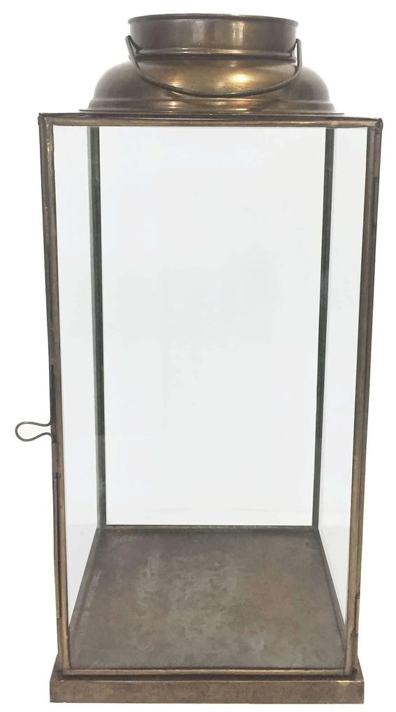 CARINE - lanterna in vetro e acciaio