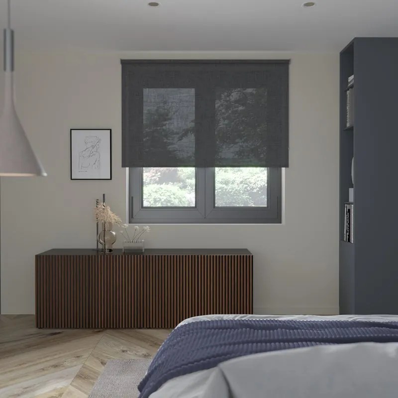 Tenda a rullo screen INSPIRE Puebla grigio Paris 2 200x250 cm