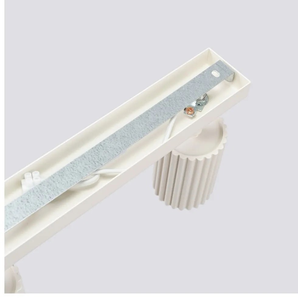 Faretto color crema 6,5x117 cm Gleam – Sollux