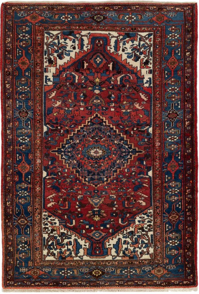 Shiraz Tappeto 140 x 200 (Iran) Annodato A Mano
