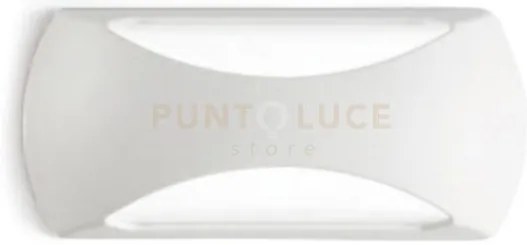 Gpl252- applique per esterni bianco a led 4000k 1050lm 12w 23cm bie...