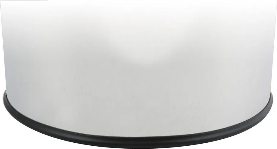Cestino per la spazzatura color argento lucido in acciaio touch 30 l – MSV