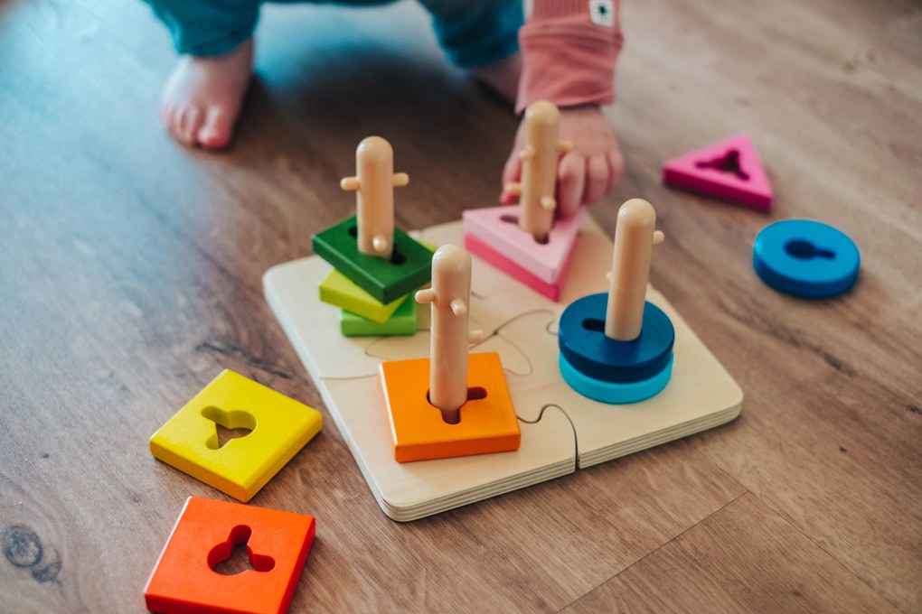 Puzzle creativo da impilare