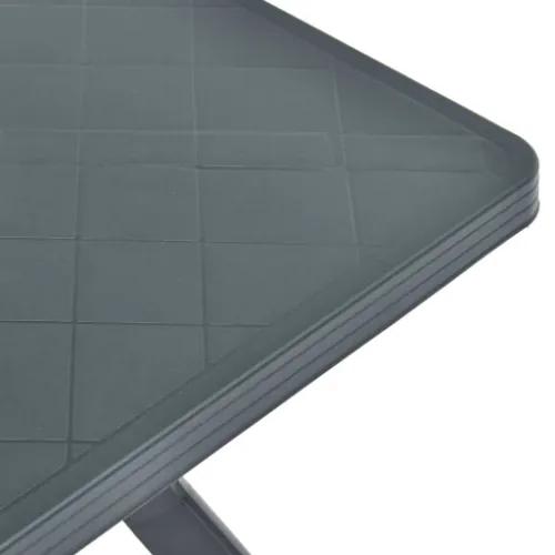 Tavolo da Bistrot Antracite 70x70x72 cm in Plastica