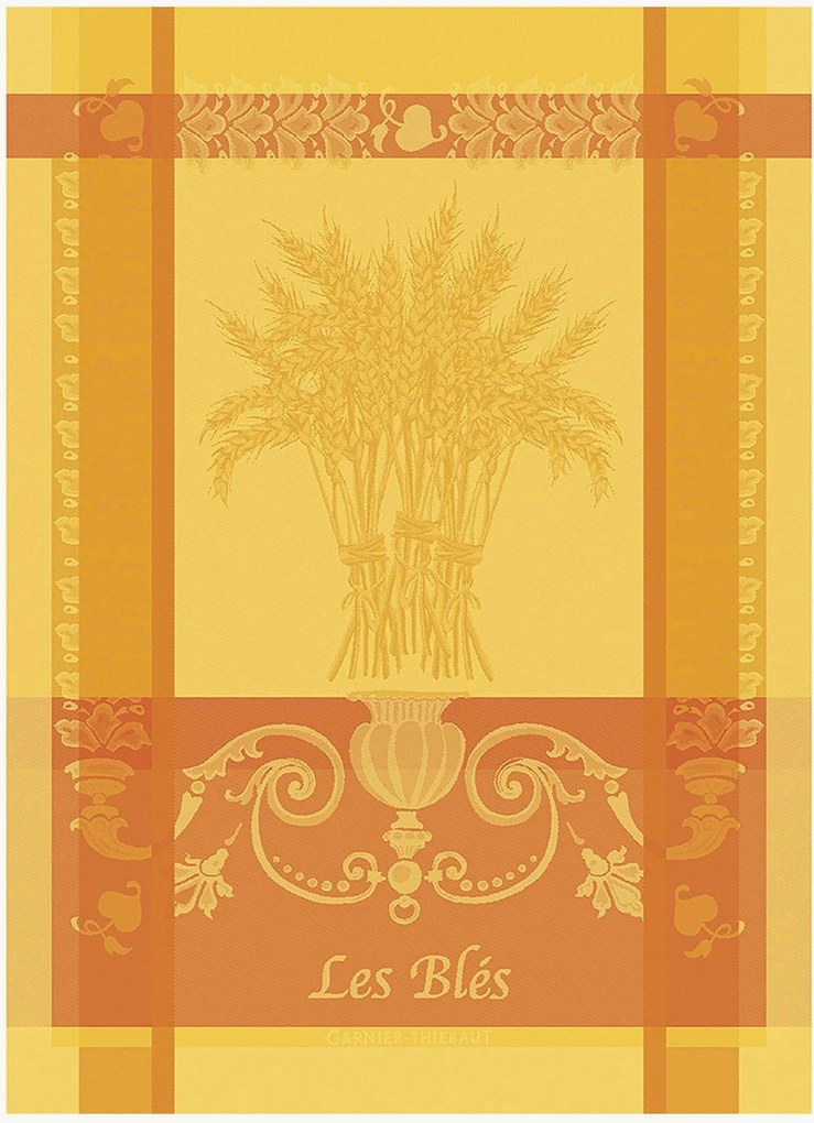 Set di 4 strofinacci jacquard Les Bles