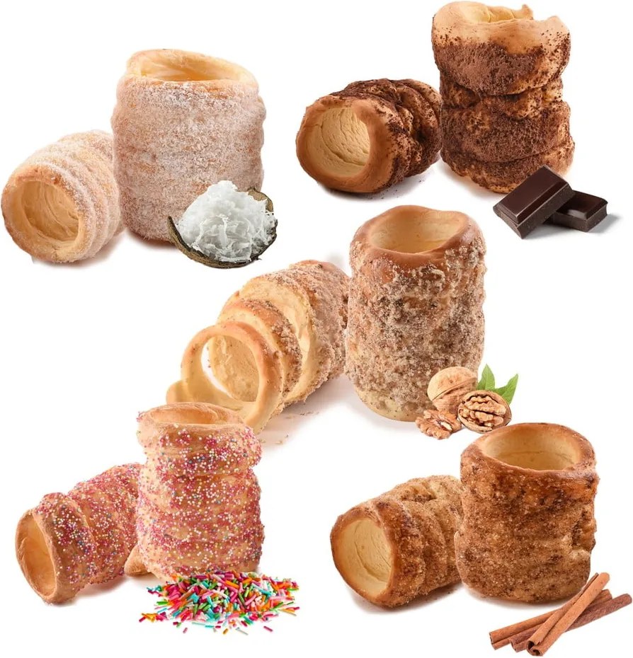 Set di stampi da forno in acciaio inox per torta a camino 2 pz ø 6 cm – Orion