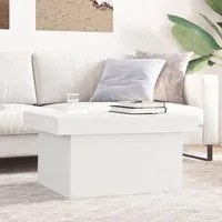 Tavolino da Salotto Bianco 100x55x40 cm in Legno Multistrato 840870