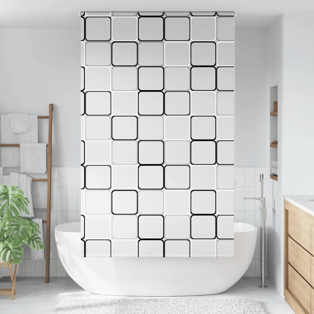 Tenda A Rullo Doccia 120x240 Cm Larghezza Tessuto 116 Cm /
