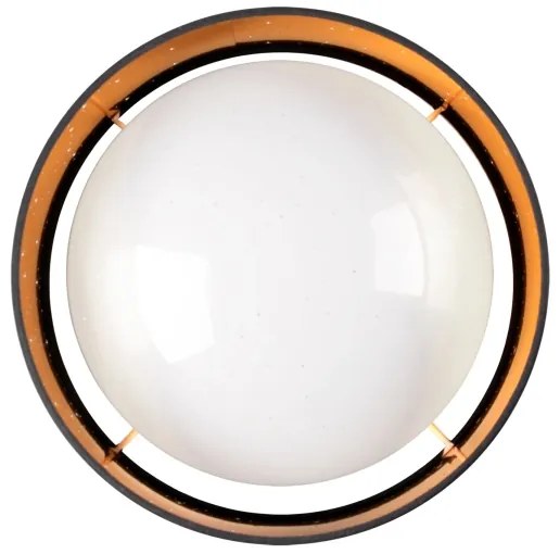 Plafoniera LED TULUZA LED/24W/230V diametro 40 cm nero