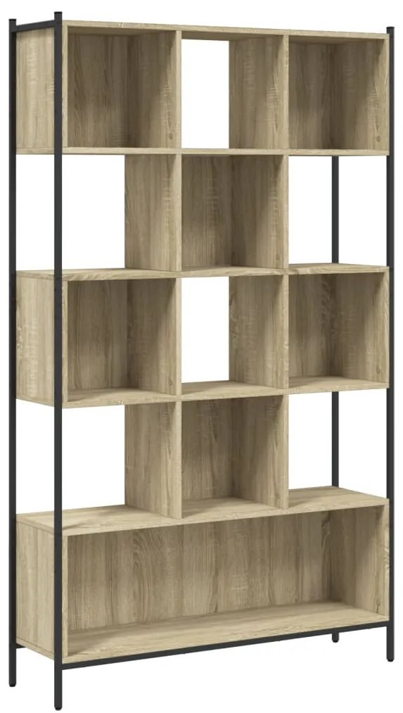 Libreria Rovere Sonoma 102x28x172 cm in Legno Multistrato