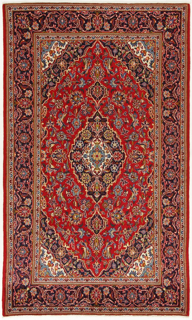 Kashan Tappeto persiano 140x230 (Iran) Annodato A Mano