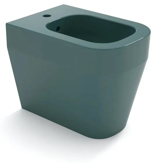 Bidet filomuro TUTTOEVO OLYMPIA CERAMICA L 36 x H 42 x P 53 cm Verde lucido